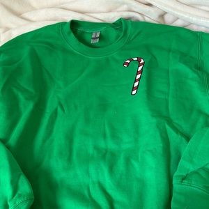 Green Christmas crewneck